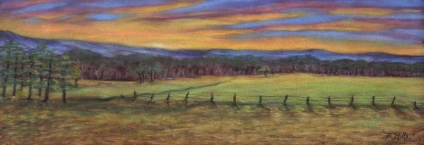 Cades Coves At Sunset