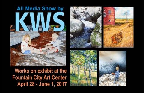 Invitation opening reception for the Knoxville Watercolor Society’s
"All Media Exhibit"